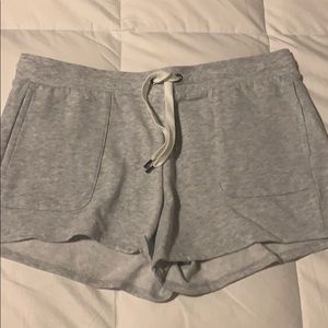 Grey lounge shorts